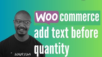 WooCommerce Add Text Before Quantity Field