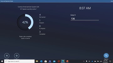 Production Floor Execution Interface in Dynamics 365 Supply Chain Management