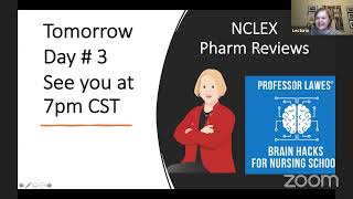 Prof Lawes' NCLEX Pharm Review - Part 2