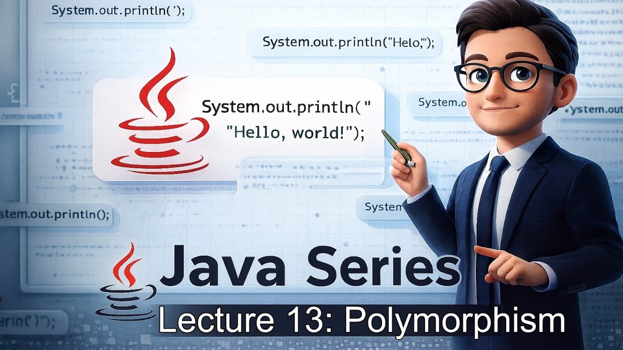 Lecture 13 Polymorphism in Java Explained in Hinglish | Method ...