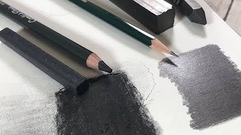 How to mix charcoal and graphite.