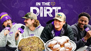 LSU Baseball Transfers Draft Best Louisiana Foods | In The Dirt | Ep. 1