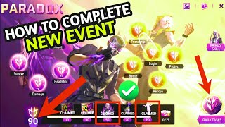 HOW TO COMPLETE THE PARADOX EVENT FREE FIRE | FF EVENT TODAY | FREE FIRE NEW EVENT