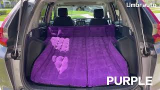 Inflate a SUV air mattress with electric pump.