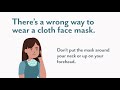 How to wear a mask properly - Video from Florida Department of Health