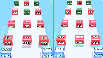 NOOB vs PRO vs HACKER In JELLY RUN 2048!? (MAX LEVEL 2048!)