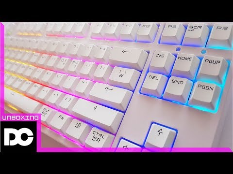 [DC튜브] archon AK87 RGB 기계식 키보드 "카일 박스흑축은 처음이지?" (리뷰&언박싱)