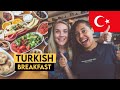 TOURISTS TRY TURKISH BREAKFAST - The Best in Istanbul, Turkey
