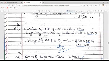 Wow Maths Class-7 Exercise-4.4