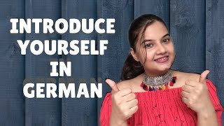 INTRODUCE YOURSELF IN GERMAN 2020 | FOR BEGINNERS| A1 LEVEL