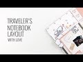 Traveler's Notebook Layout | Scrapbook.com Stamps