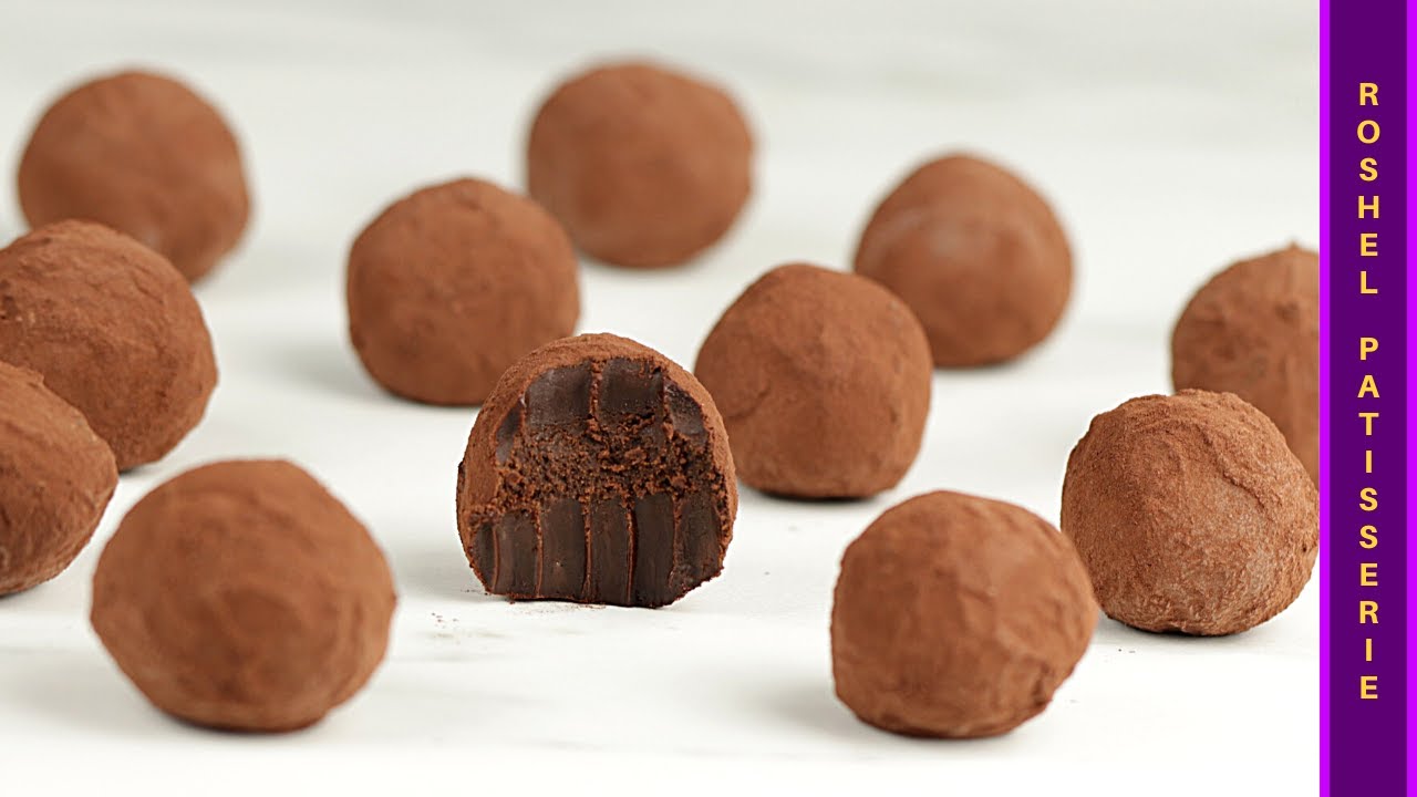 Chocolate Truffle Recipe כדורי שוקולד Kosher Pastry Chef YouTube