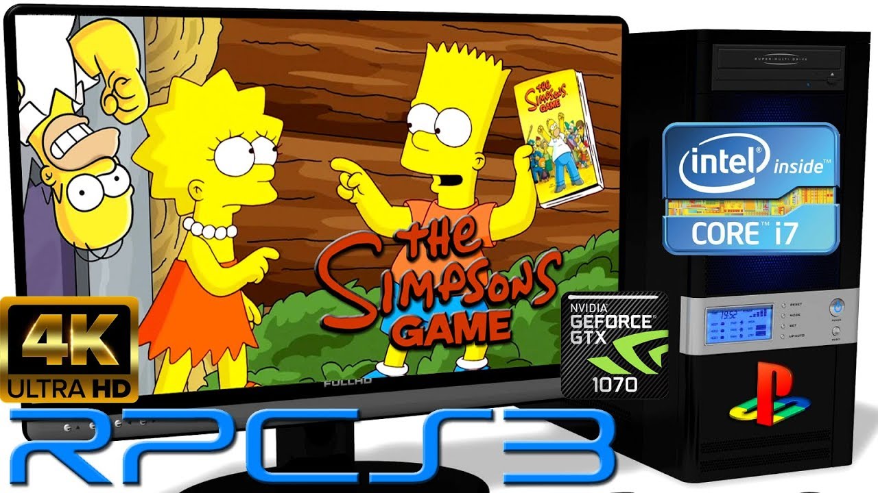 The simpsons game for ps3