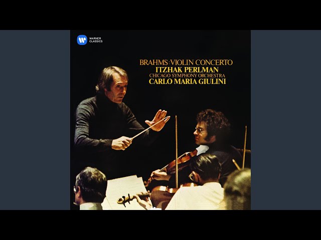 Brahms - Concerto pour violon : Finale : I.Perlman / Orch Symph Chicago / C-M.Giulini