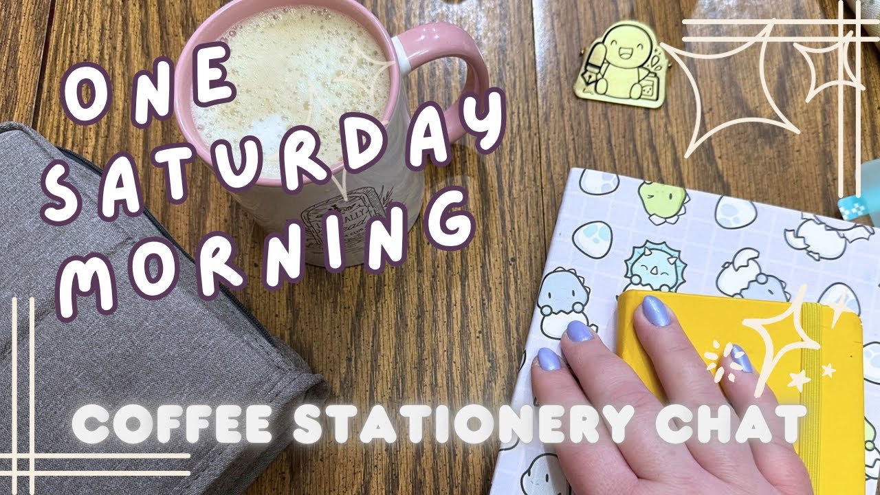 One Saturday Morning Ep. 15 | The 1st Coffee Stationery Chat of 2026 ☕️ Colored Pencil Tutorial
