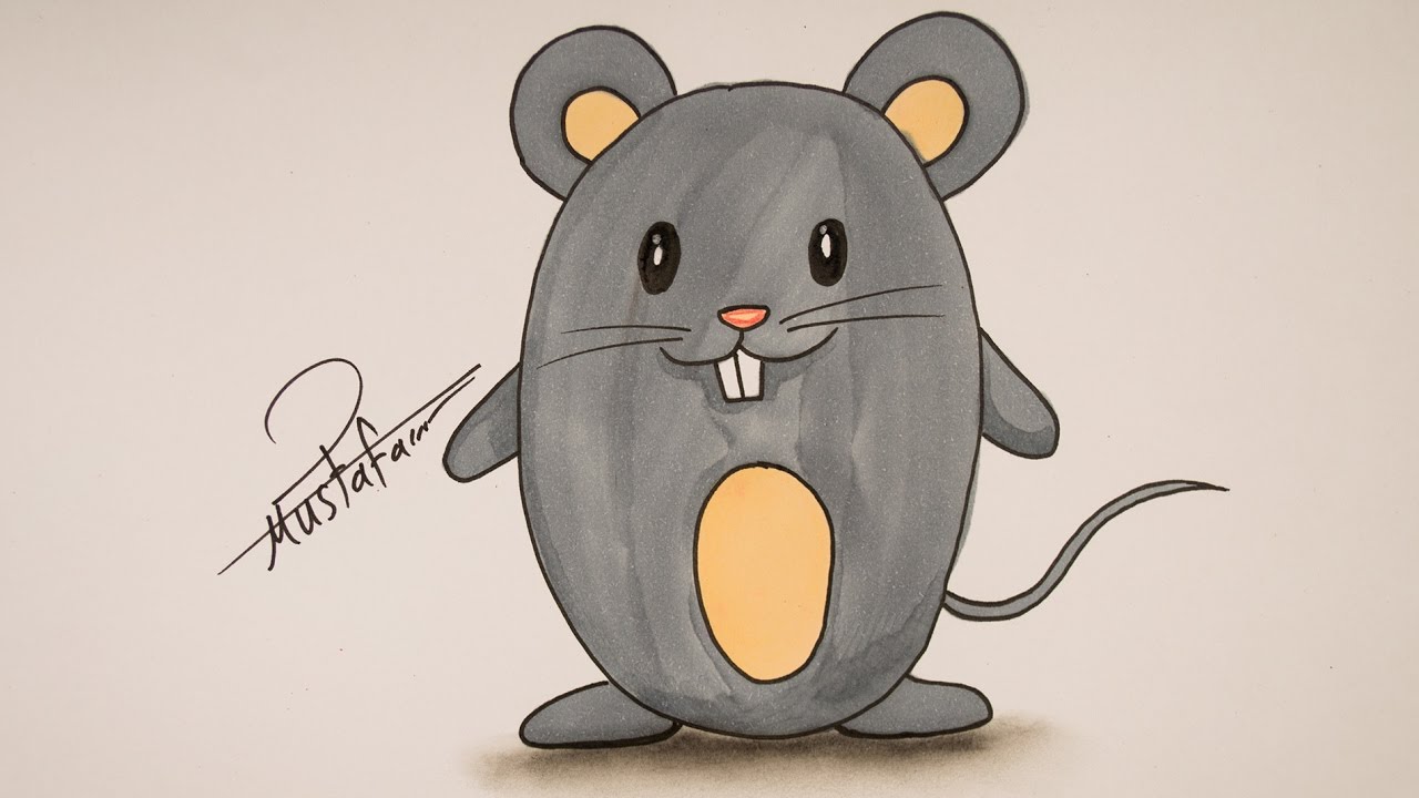 Drawing for Kids - How To Draw A Mouse - How To Draw For ...