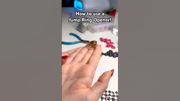 How to use a jump ring opener! #jewelrymaking #jewelrymakingtools #diyjewelry #handmadejewelry