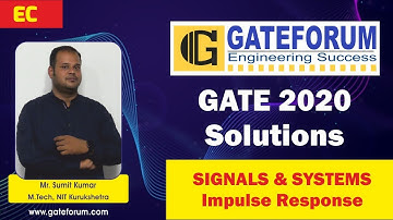 GATE 2020 Video Solution I Electronics and Communication Engineering I Signals and Systems I Q 18
