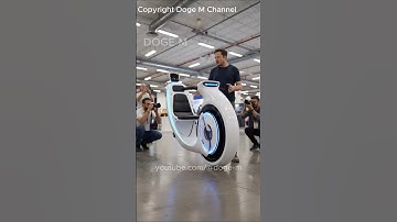Next Model: The Futuristic One Wheel Motorcycle #futuretech #elonmusk #tesla