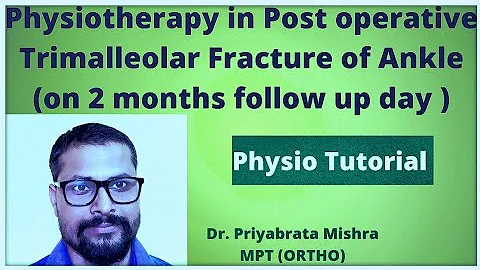 Physiotherapy after Ankle Surgery.Physio Tutorial ...