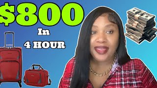 How to Make $800 in 4 Hours Delivering Lost Airport Luggage Using Your Own Car- Easy Side Hustle