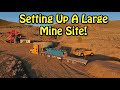 Setting up a large mining operation in nevada