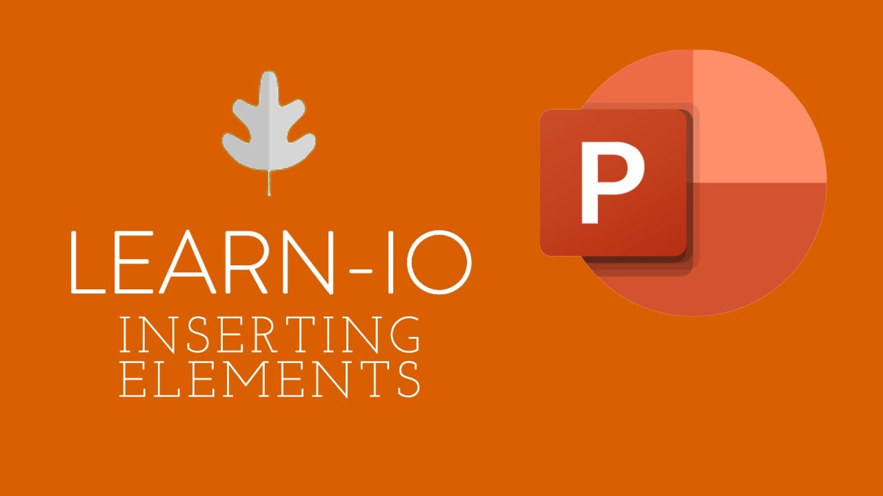 MS PowerPoint Part 2: Inserting Elements - YouTube