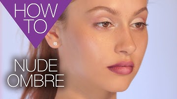 NUDE OMBRE LIP | CHRISTMAS | HOW TO MAKEUP TUTORIAL