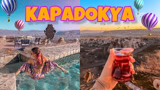 KIZ KIZA KAPADOKYA TATİLİ 🌅 Kış günü -3°C havuza girdim 🥶 #vlog