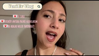 Yeni̇ Ev Vlog Ev Turu, Feriköy Antika Thrift, Günler Nasıl Geçiyor...