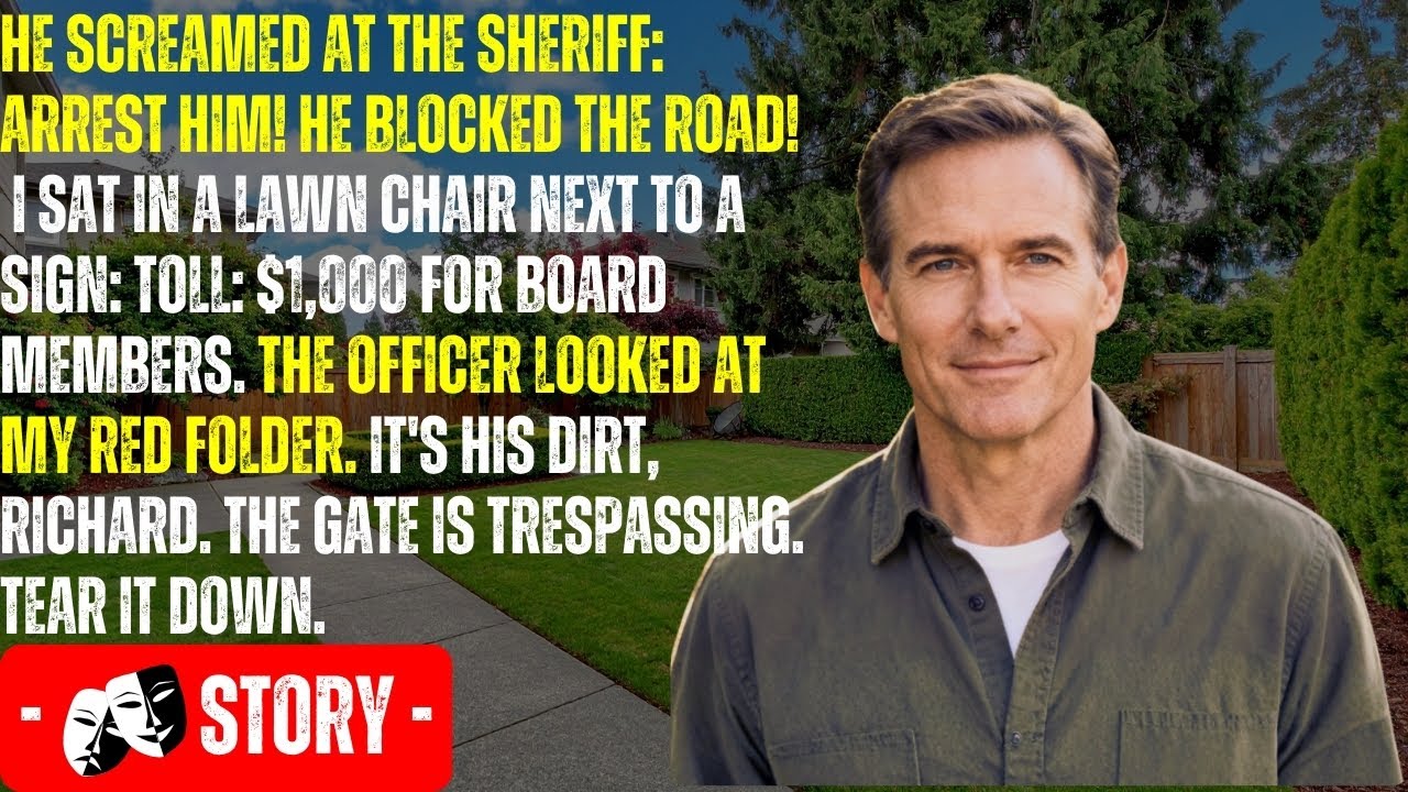 I Blocked The Neighborhood Entrance - Then The Police Realized It Was Private Property.