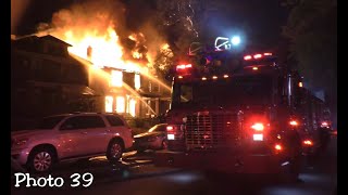 Detroit Fire Engine 27 Stretching on 3 Dwellings Prearrival