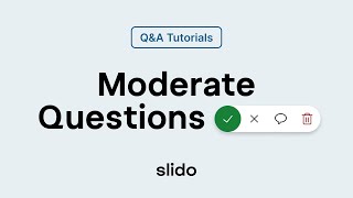 Moderate Questions ⎸ Q&A Tutorial screenshot 1