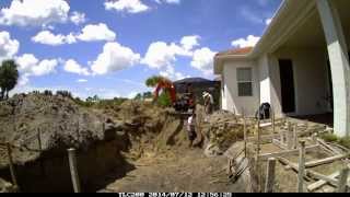 Superior Pools Video of  Digging A Swimming Pool With a Mini Digger