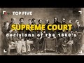 Supreme Court Landmark Cases Analysis