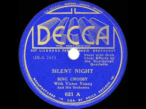 1935 HITS ARCHIVE: Silent Night - Bing Crosby (his early version)
