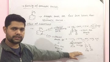 Basicity of Aromatic amines#Effect of substituent||Basicity of Toludene,Methoxy aniline,Nitroaniline