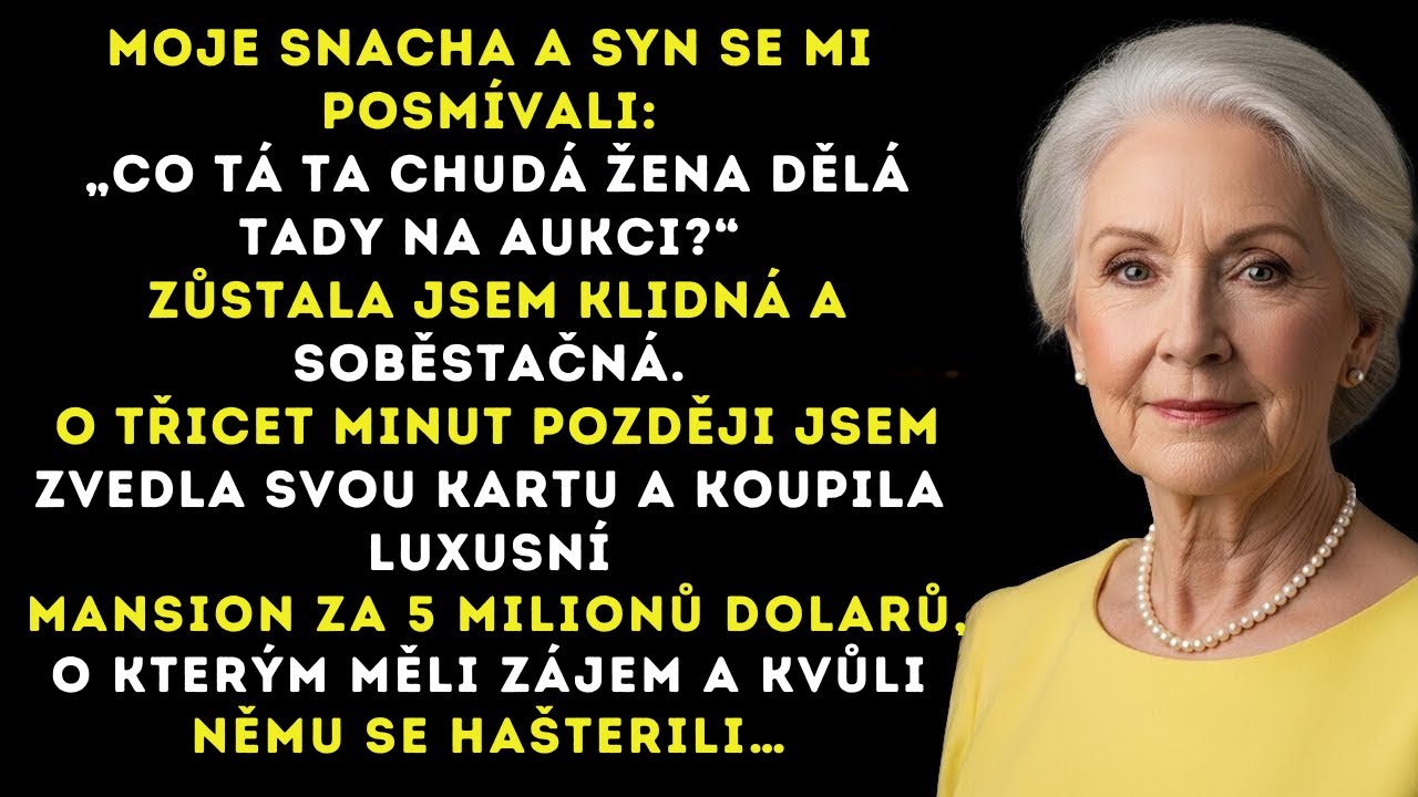 Stála jsem vzadu v aukční síni v jednoduchých béžových šatech a s taškou, kterou mám dvacet let, a držela jsem v ruce číslo 137. Nikdo si mě nevšímal, dokud jsem neuslyšela jeho hlas – hlas svého...