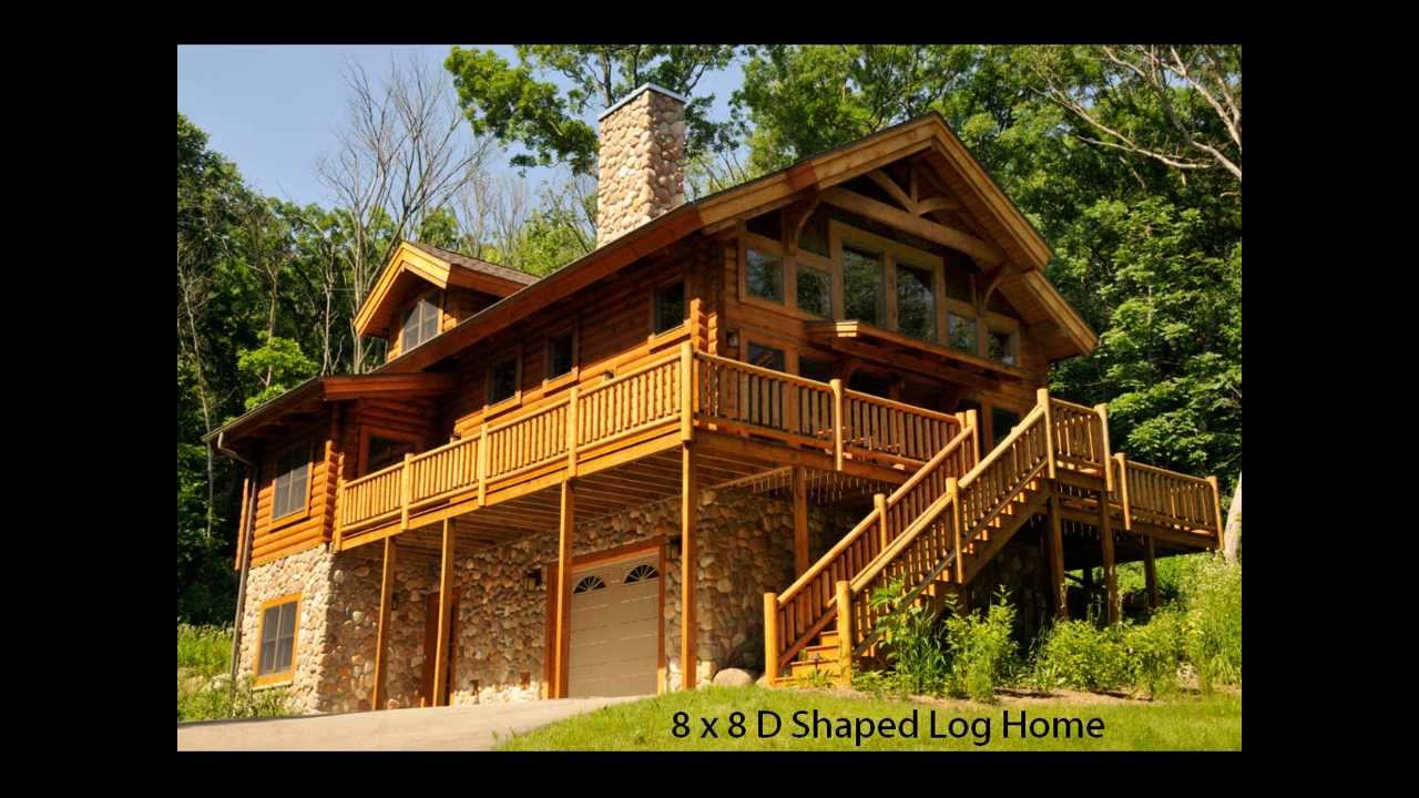 Log Home Builders WI YouTube