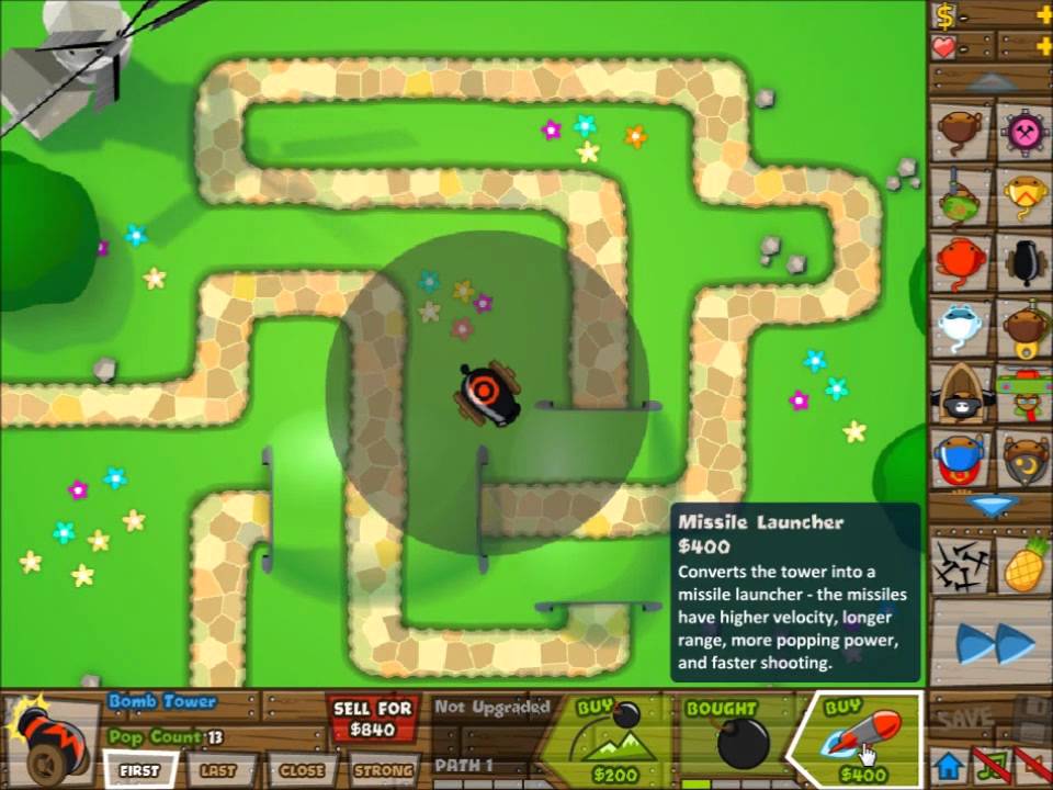 Individual Towers E6 Bomb Tower BTD5 YouTube