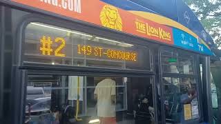 MTA BUS: Novabus LFSA, New Flyer XN40 Shuttle Bus & BX1 Bus @ Grand Concourse & East 149th Street