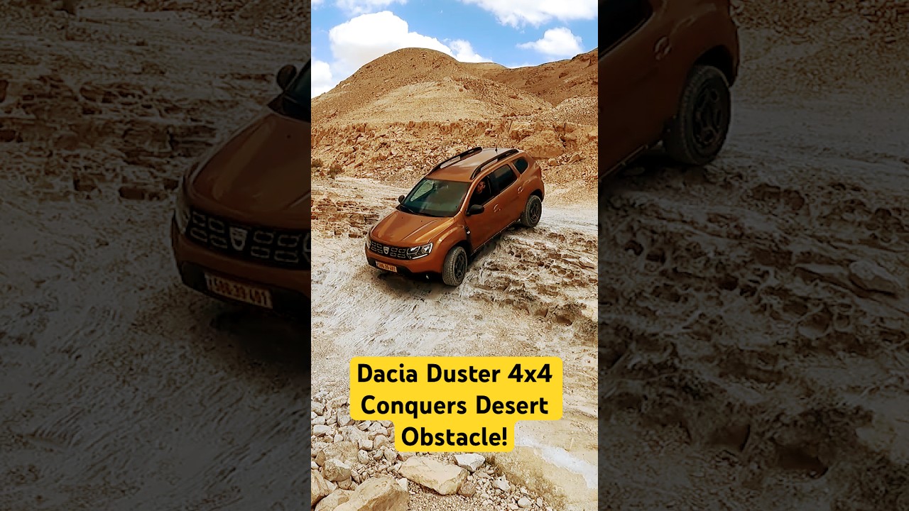 Dacia Duster DCi 1.5 4x4 Conquers Desert Obstacle! 🌵🚙💨