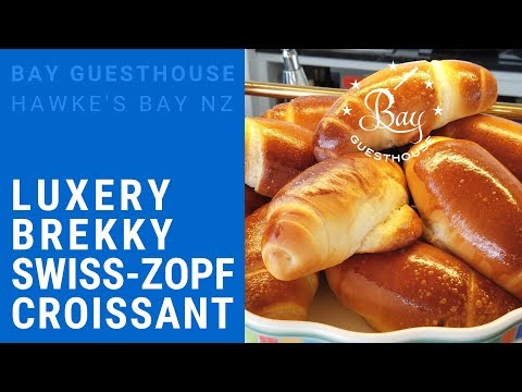 Swiss Zopf Croissant for Breakfast in Hawkes Bay New Zealand