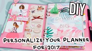 DIY PLANNER Supplies! FREE stickers, Cover, Dividers, Dashbobard & more!