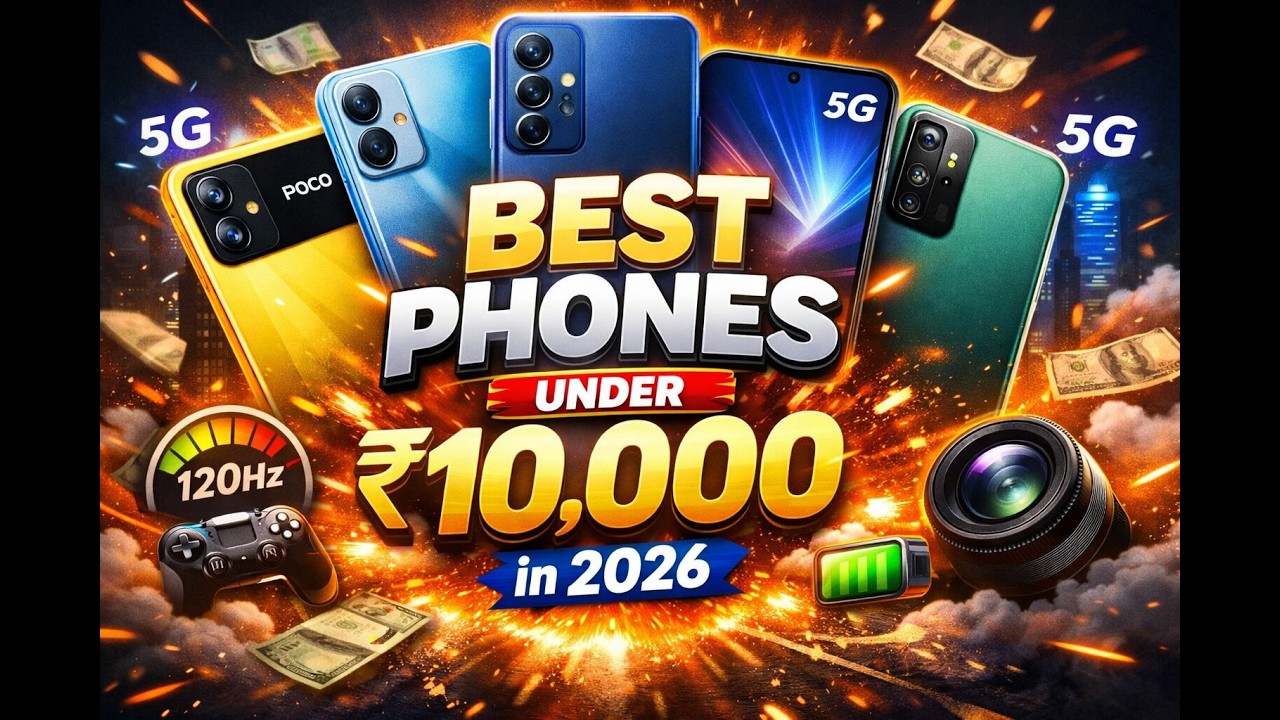 India’s Best 5G Phones Under ₹10,000 💯