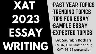 How to write a perfect essay for XAT 2023? Concepts, Important tips, Expected topics, Sample Essay