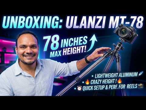 Ulanzi MT-78 Unboxing 🔥 Best Tripod for Creators?