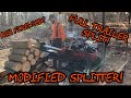 #44 Entire Dump Trailer Load of Ash Firewood Split with the Modified RuggedMade RS-737 Log Splitter