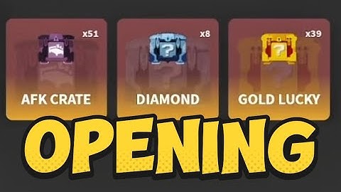 Opening a bunch of lucky crates in Roblox Bedwars