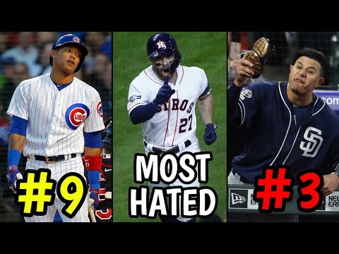 Ranking Most HATED MLB Players 2020